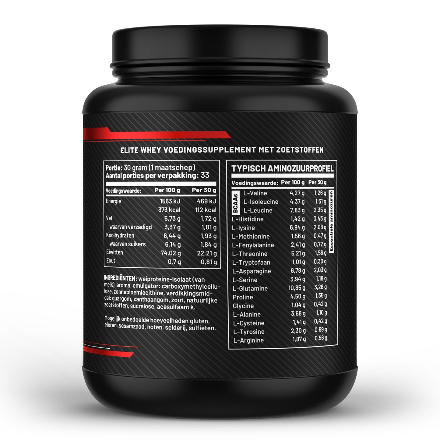 Raw Whey eiwitpoeder 1000 gram verpakking