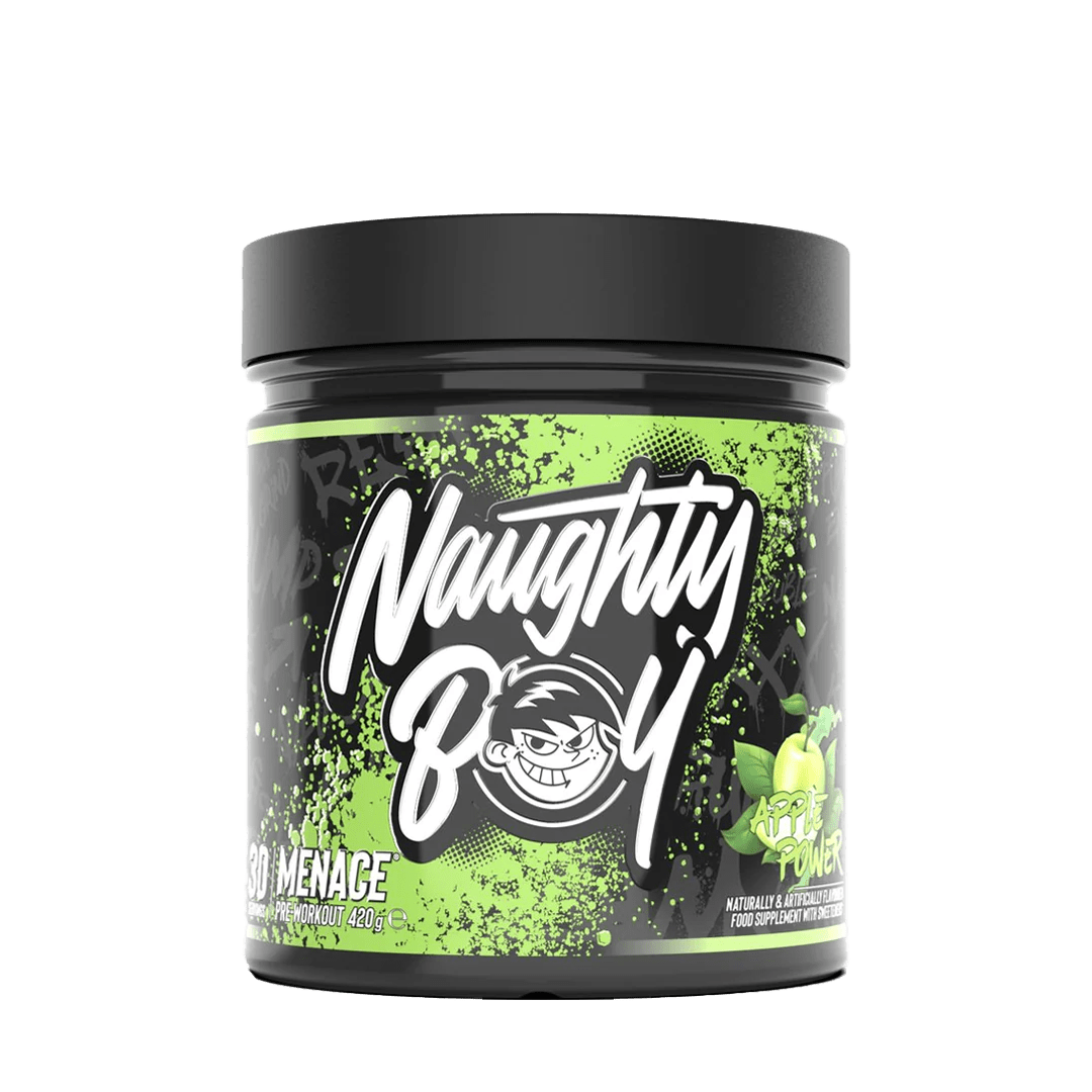 Shaker met Naughty Boy Menace pre-workout mix